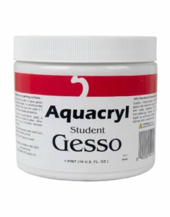 Aquacryl Gesso, White 16.9oz