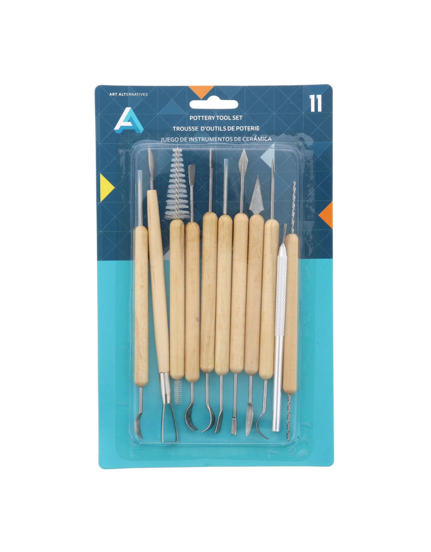 Art Alternatives Pottery Tool, Set Of 11 3 Art Alternatives Pottery Tool, Set Of 11