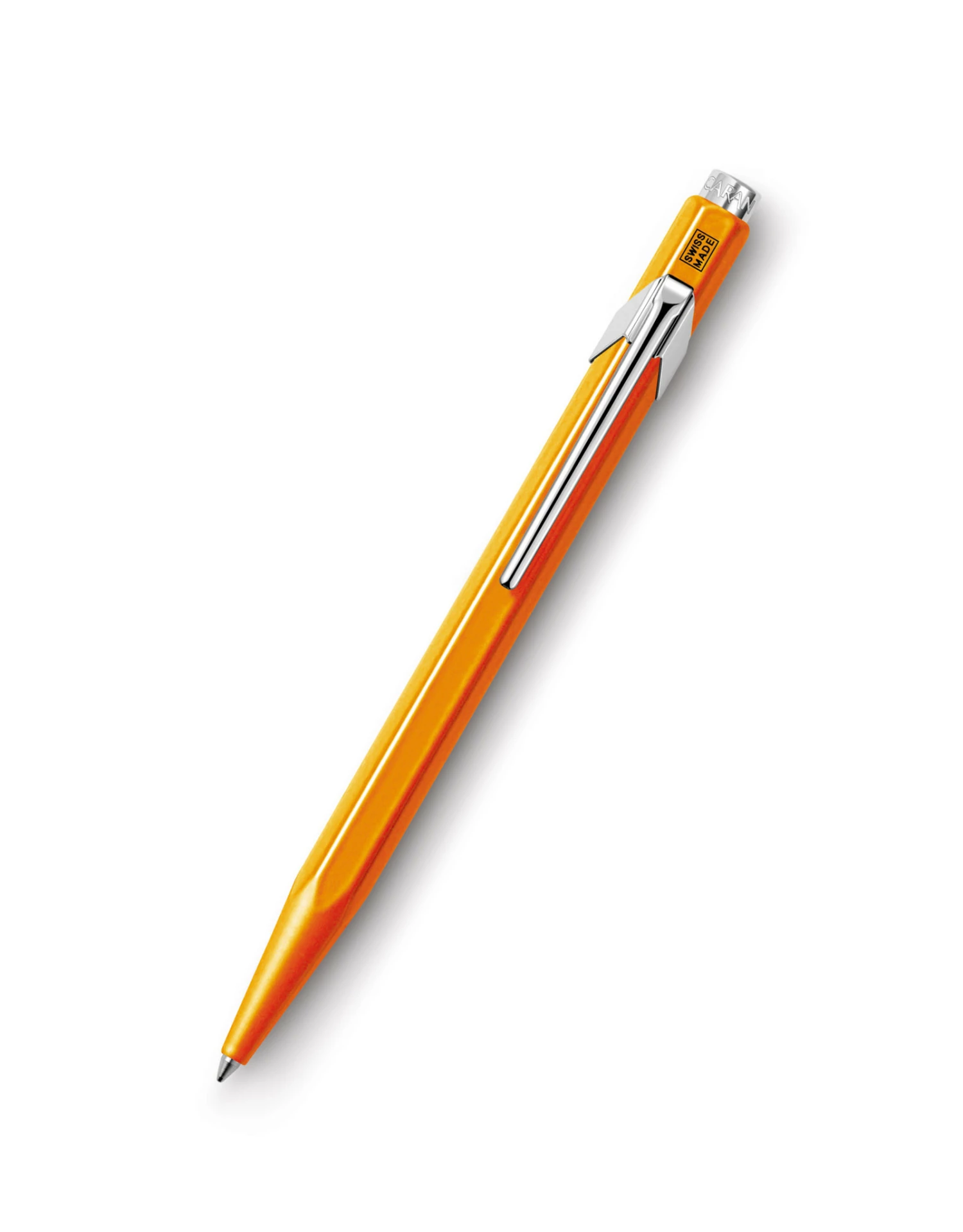 Caran D'Ache Caran D’Ache 849 Ballpoint Pen, Fluorescent Orange 4 Caran D'Ache Caran D’Ache 849 Ballpoint Pen, Fluorescent Orange - Image 2