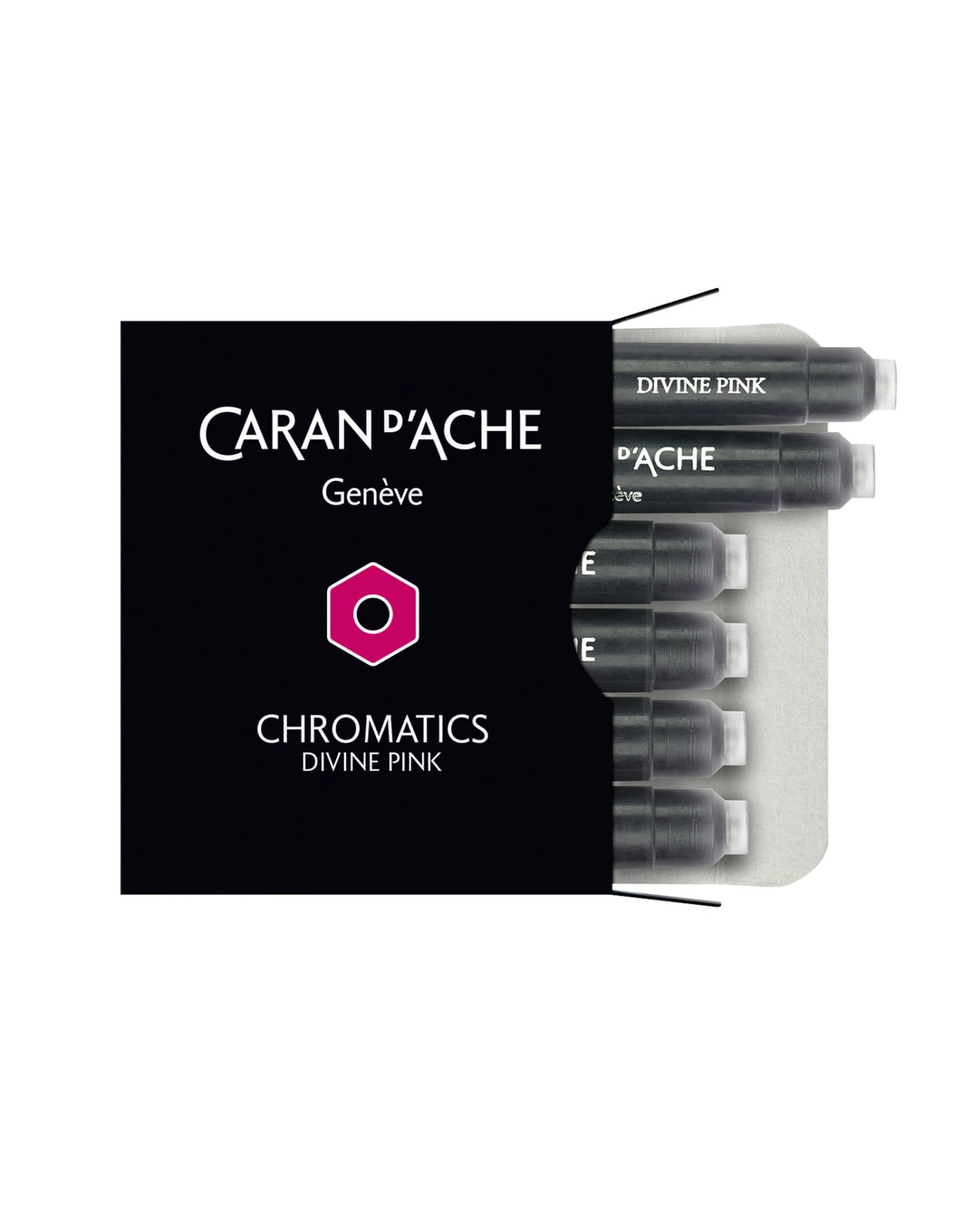 Caran D'Ache Caran D’Ache Chromatic Ink Cartridge, Divine Pink 3 Caran D'Ache Caran D’Ache Chromatic Ink Cartridge, Divine Pink