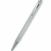 Caran D'Ache Caran D’Ache Ecridor Chevron Ballpoint Pen, Palladium-Coated -THE ART STORE CNY caran dache caran dache ecridor chevron ballpoint