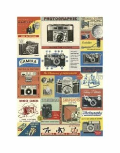 Cavallini & Co. Wrap Sheet Vintage Cameras