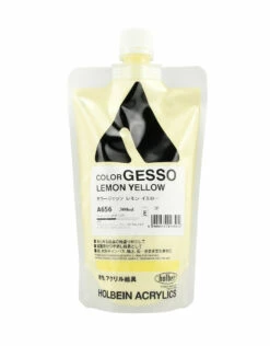 CLEARANCE Holbein GESSO Lemon Yellow 300ml Bag