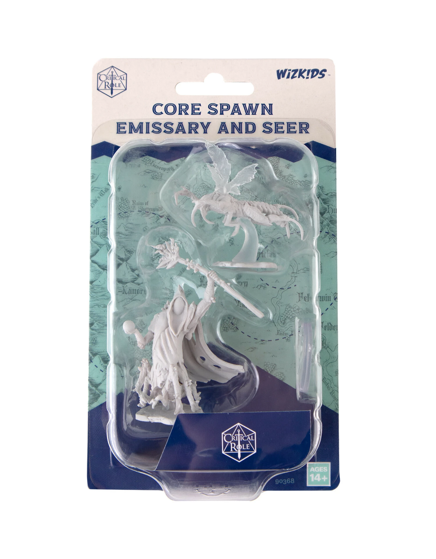 Critical Role Unpainted Miniatures: W01 Core Spawn Emissary And Seer 3 Critical Role Unpainted Miniatures: W01 Core Spawn Emissary And Seer