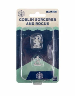 Critical Role Unpainted Miniatures: W01 Goblin Sorcerer And Rogue Female