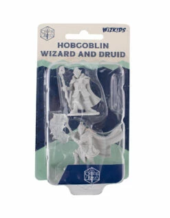 Critical Role Unpainted Miniatures: W01 Hobgoblin Wizard And Druid Male
