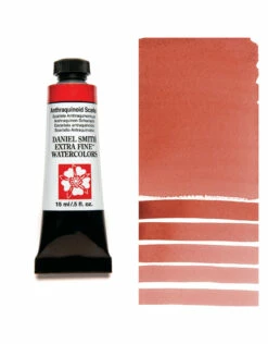 Daniel Smith Extra Fine Watercolors, Anthraquinoid Scarlet 15ml