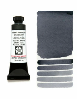 Daniel Smith Extra Fine Watercolors, Alvaro's Fresco Grey 15ml