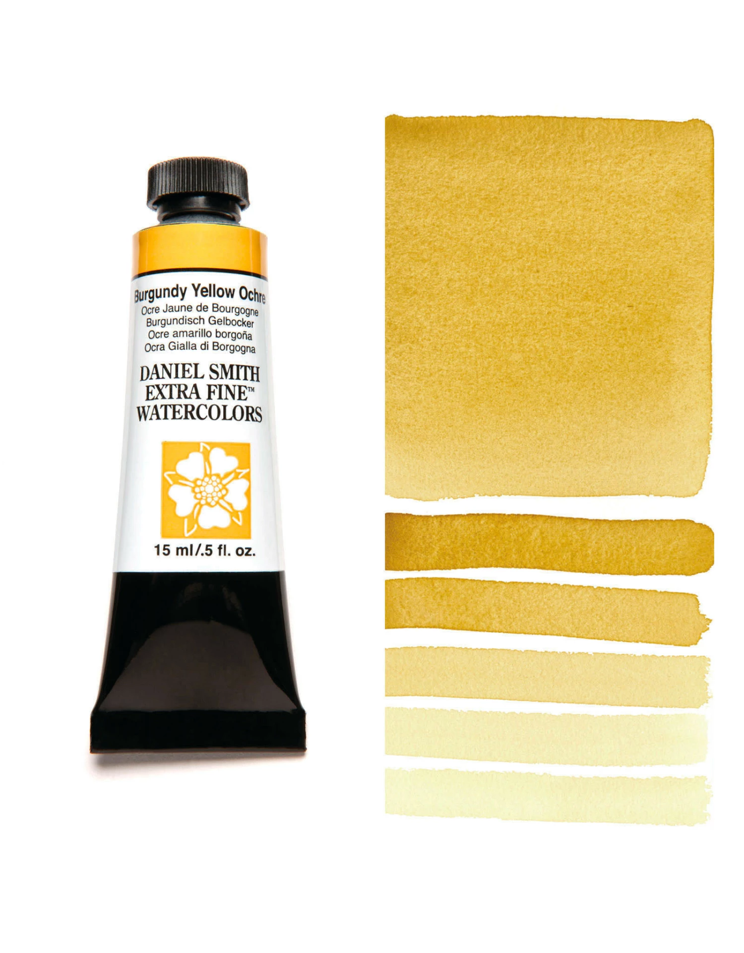 Daniel Smith Extra Fine Watercolors, Burgundy Yellow Ochre 15ml 3 Daniel Smith Extra Fine Watercolors, Burgundy Yellow Ochre 15ml