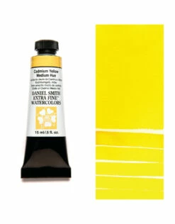 Daniel Smith Extra Fine Watercolors, Cadmium Yellow Medium Hue 15ml