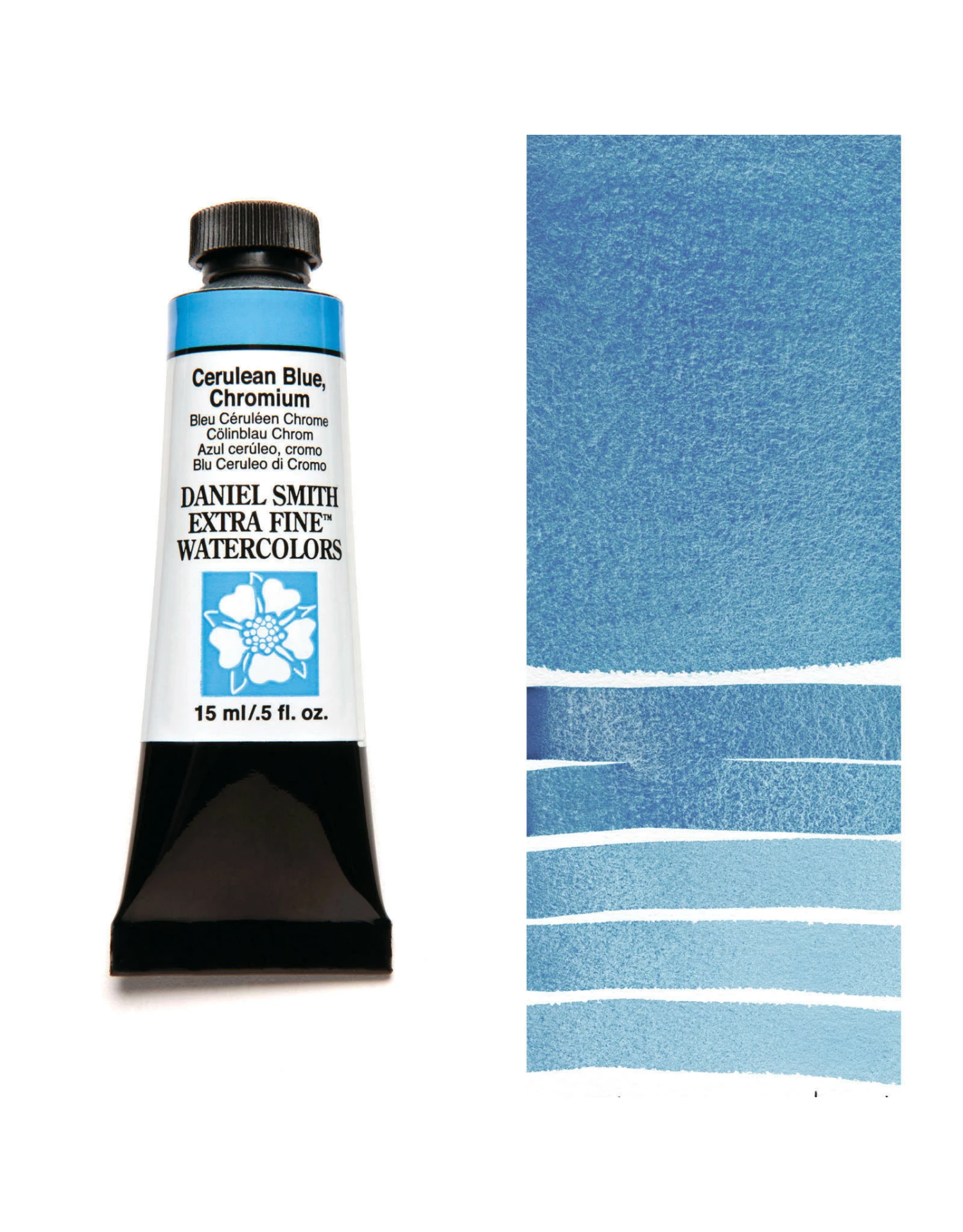 Daniel Smith Extra Fine Watercolors, Cerulean Blue, Chromium 15ml 3 Daniel Smith Extra Fine Watercolors, Cerulean Blue, Chromium 15ml