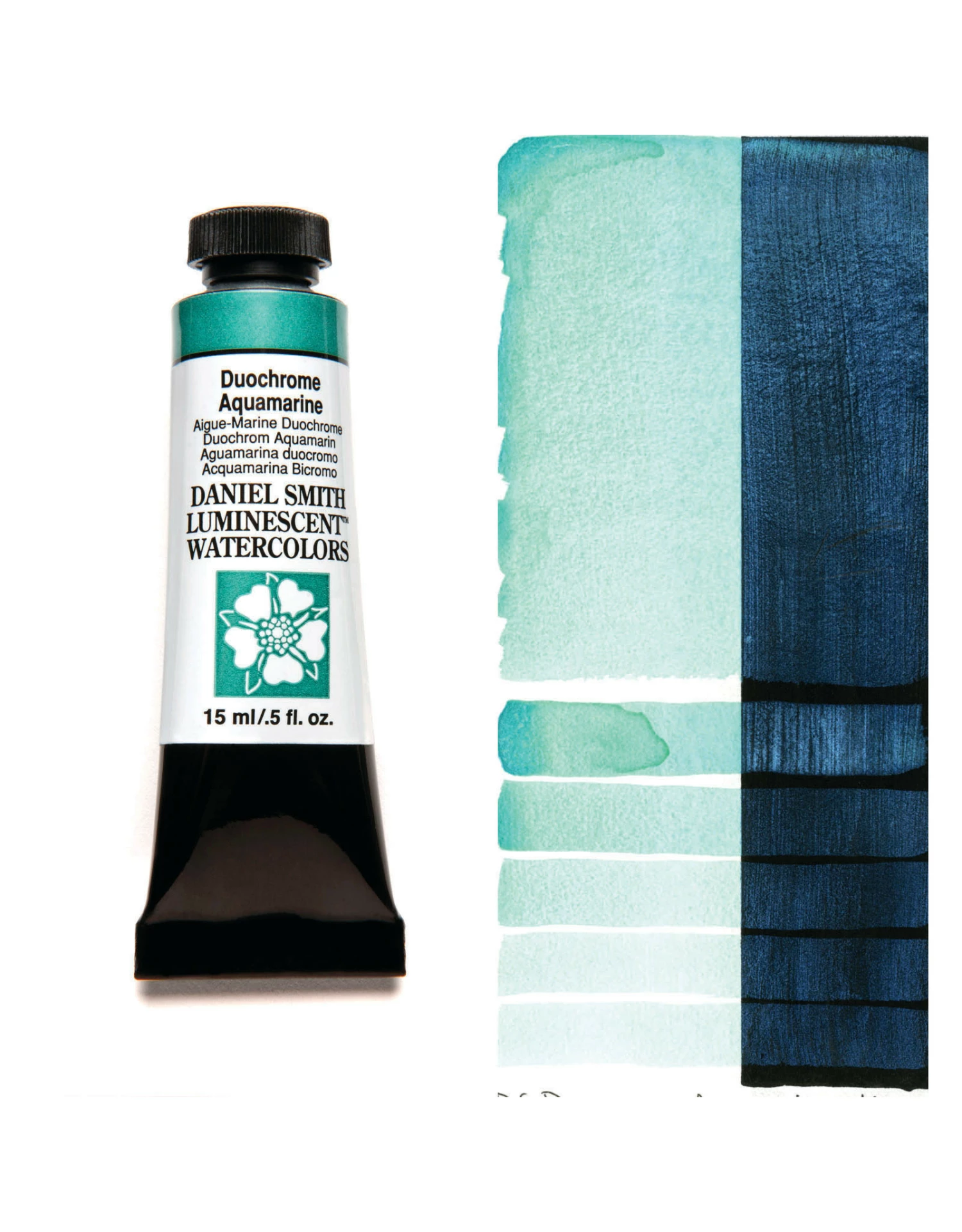 Daniel Smith Extra Fine Watercolors, Duochrome Aquamarine 15ml 3 Daniel Smith Extra Fine Watercolors, Duochrome Aquamarine 15ml