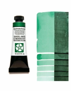 Daniel Smith Extra Fine Watercolors, Duochrome Emerald 15ml
