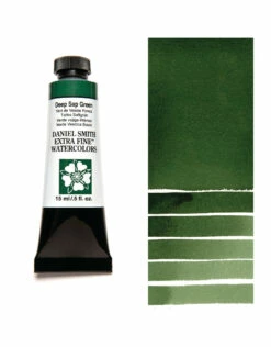 Daniel Smith Extra Fine Watercolors, Deep Sap Green 15ml