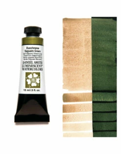 Daniel Smith Extra Fine Watercolors, Duochrome Saguaro Green 15ml