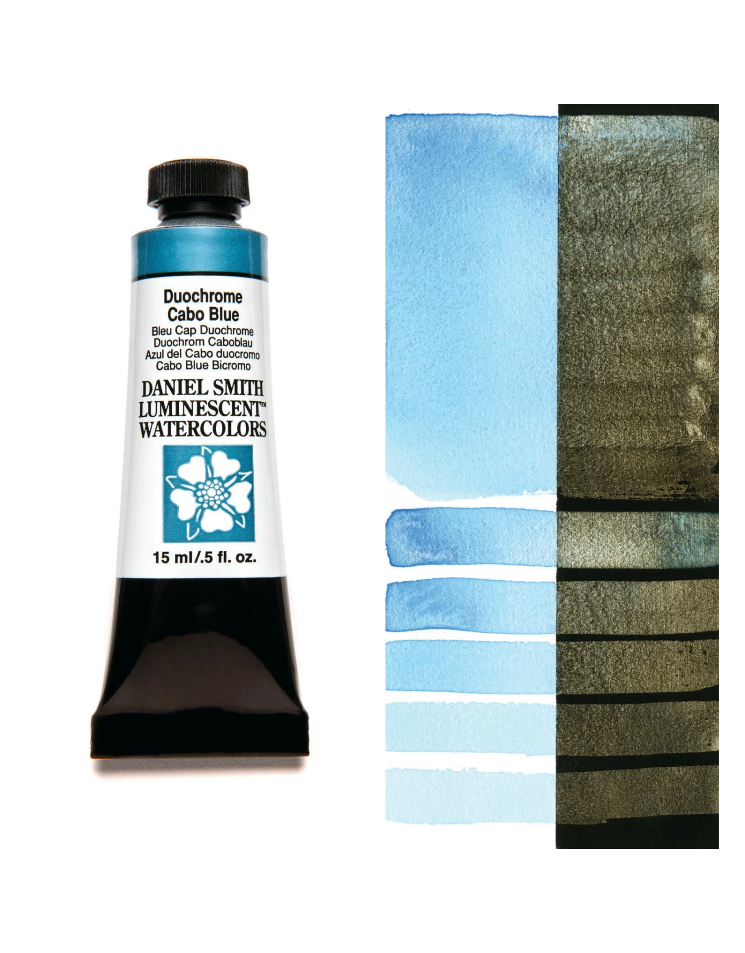 Daniel Smith Extra Fine Watercolors, Duochrome Cabo Blue 15ml 3 Daniel Smith Extra Fine Watercolors, Duochrome Cabo Blue 15ml