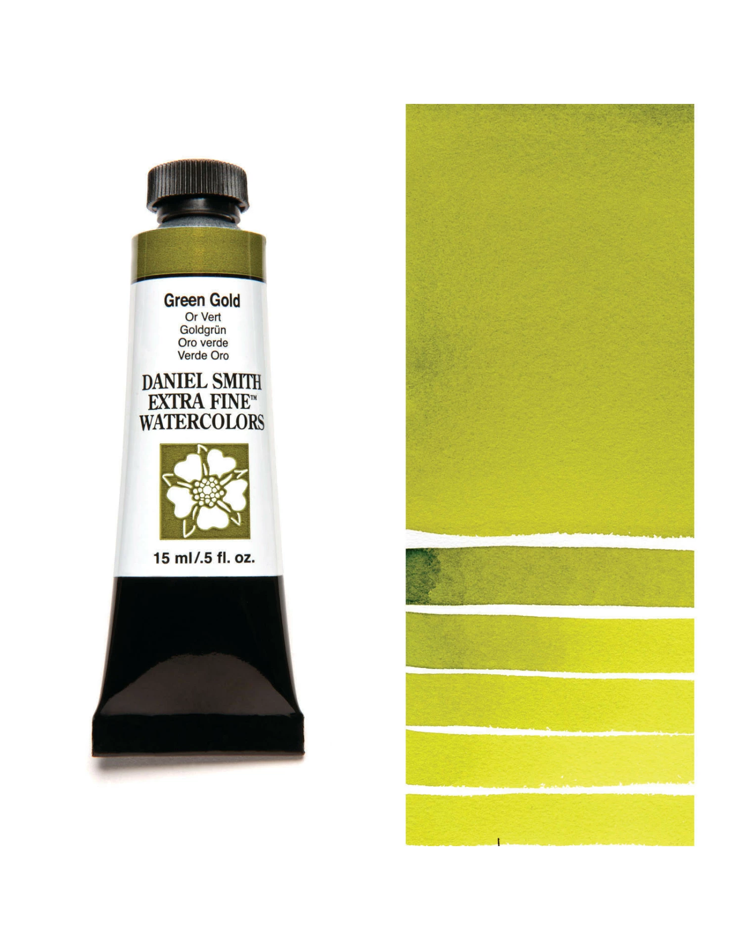 Daniel Smith Extra Fine Watercolors, Green Gold 15ml 3 Daniel Smith Extra Fine Watercolors, Green Gold 15ml