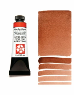 Daniel Smith Extra Fine Watercolors, Italian Burnt Sienna 15ml