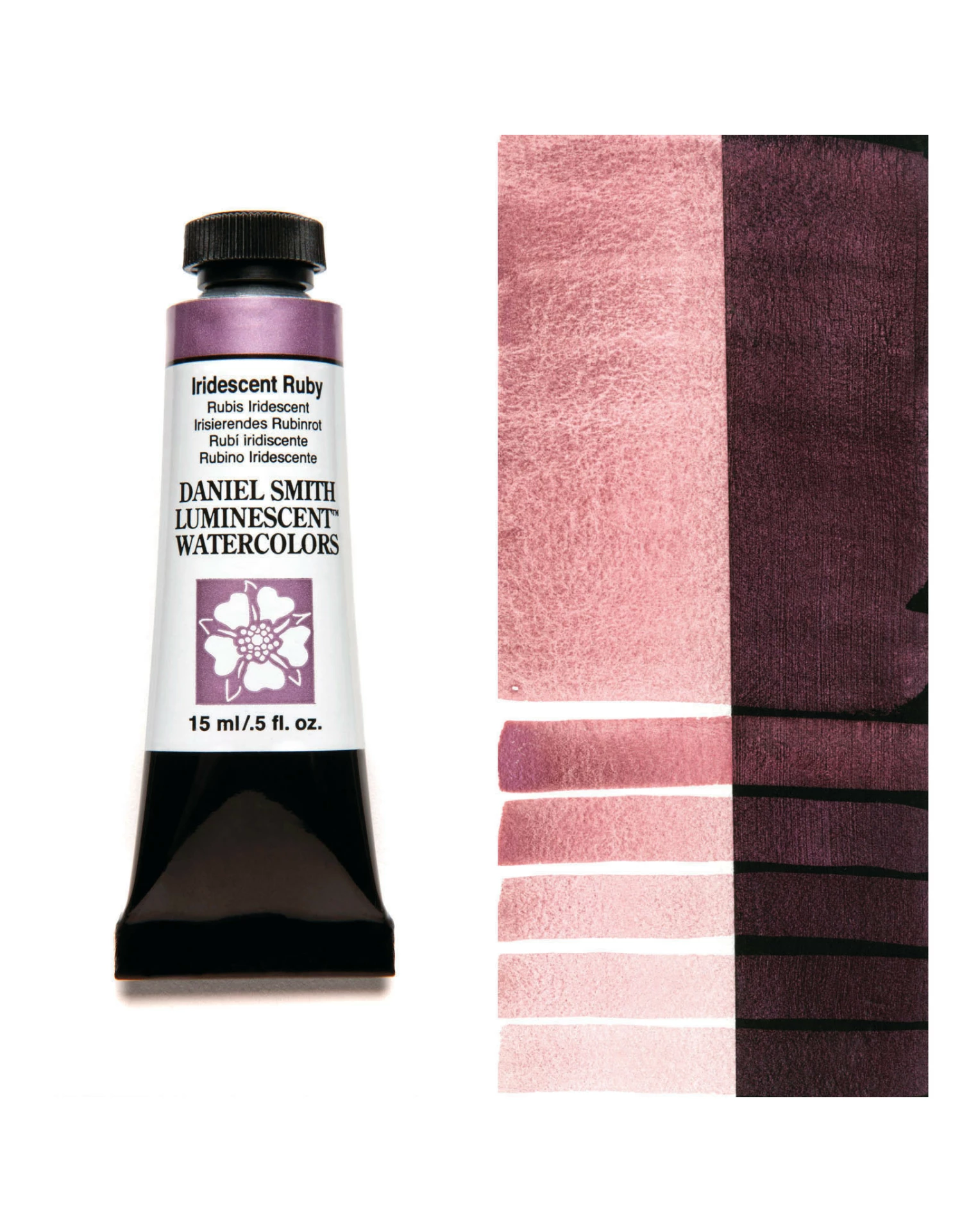 Daniel Smith Extra Fine Watercolors, Iridescent Ruby 15ml 3 Daniel Smith Extra Fine Watercolors, Iridescent Ruby 15ml