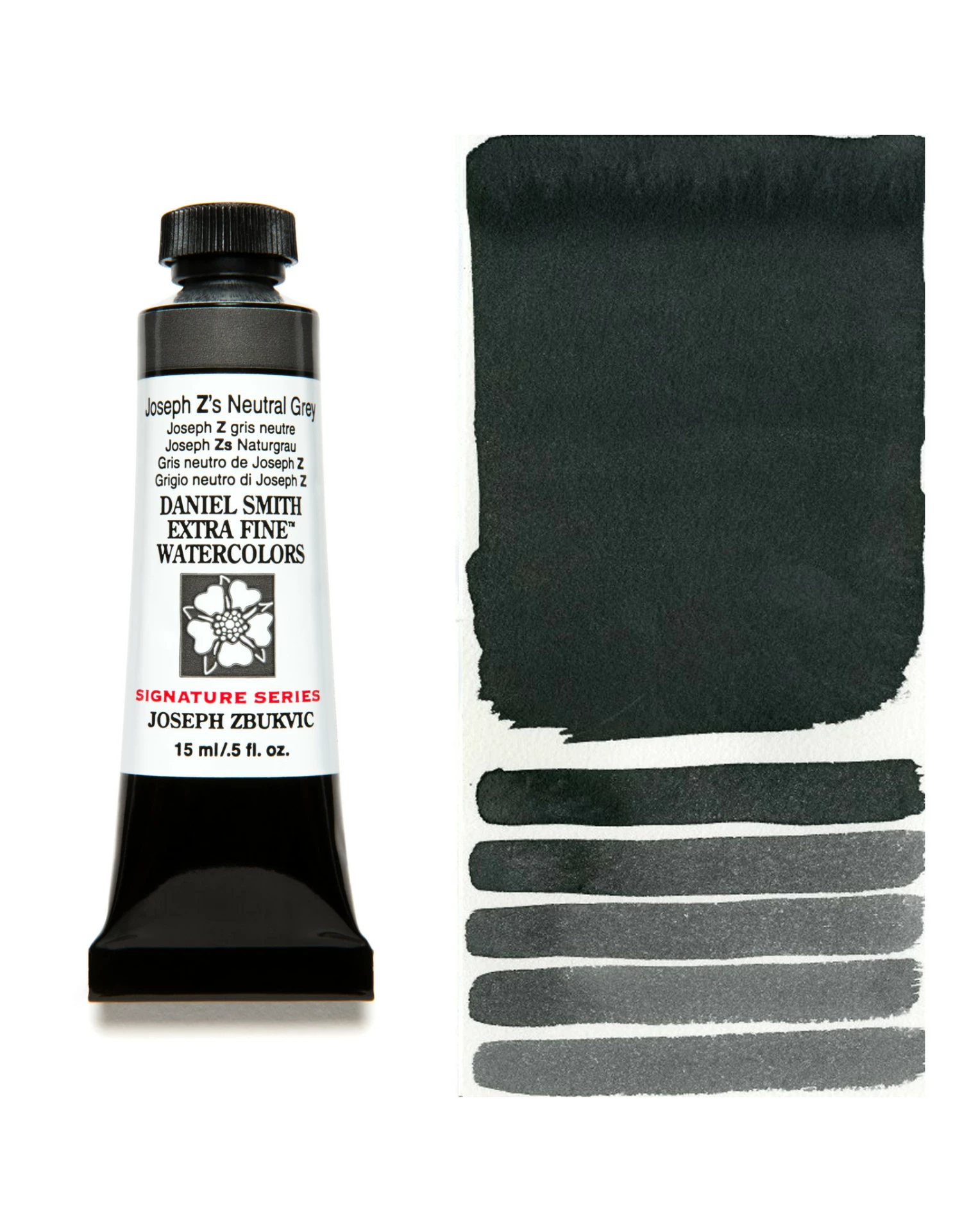 Daniel Smith Extra Fine Watercolors, Joseph Z's Neutral Grey 15ml 3 Daniel Smith Extra Fine Watercolors, Joseph Z's Neutral Grey 15ml