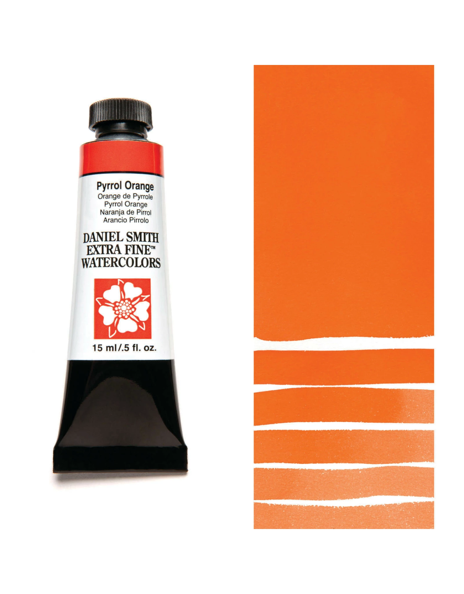 Daniel Smith Extra Fine Watercolors, Pyrrol Orange 15ml 3 Daniel Smith Extra Fine Watercolors, Pyrrol Orange 15ml