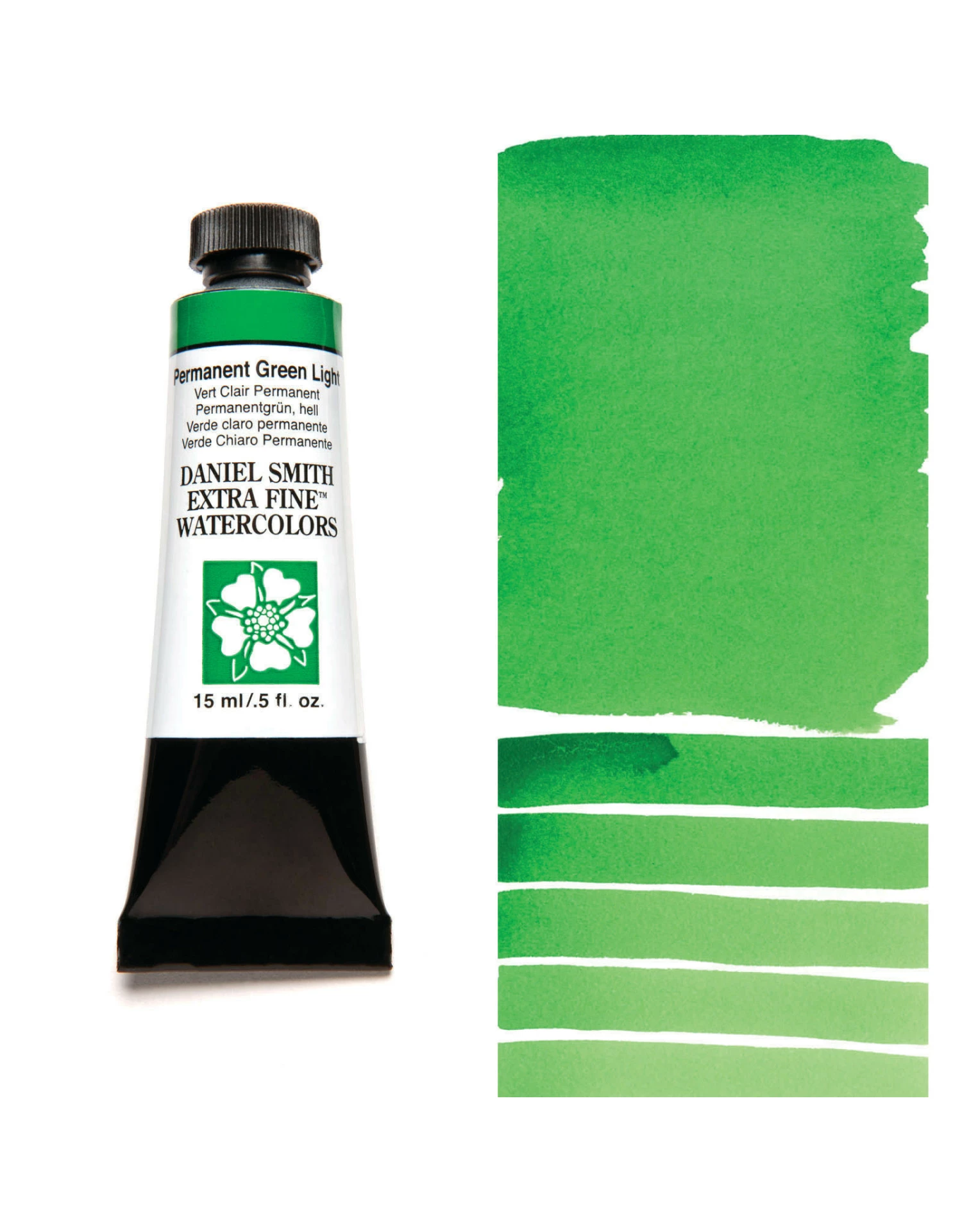 Daniel Smith Extra Fine Watercolors, Permanent Green Light 15ml 3 Daniel Smith Extra Fine Watercolors, Permanent Green Light 15ml