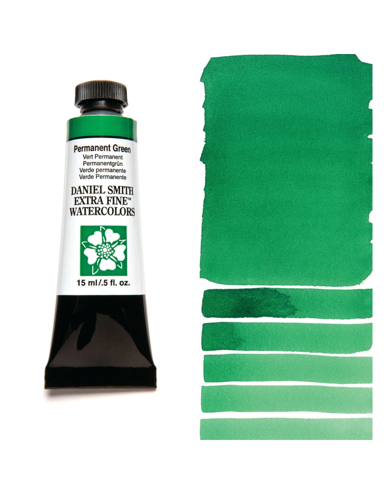 Daniel Smith Extra Fine Watercolors, Permanent Green 15ml 3 Daniel Smith Extra Fine Watercolors, Permanent Green 15ml