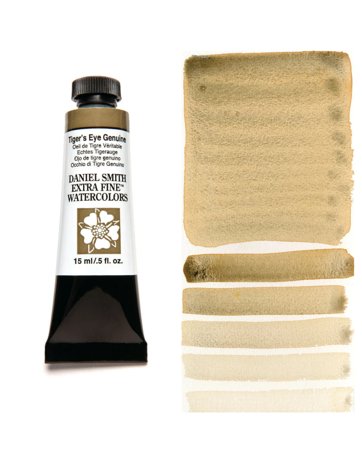 Daniel Smith Extra Fine Watercolors, Tigers Eye Genuine 15ml 3 Daniel Smith Extra Fine Watercolors, Tigers Eye Genuine 15ml