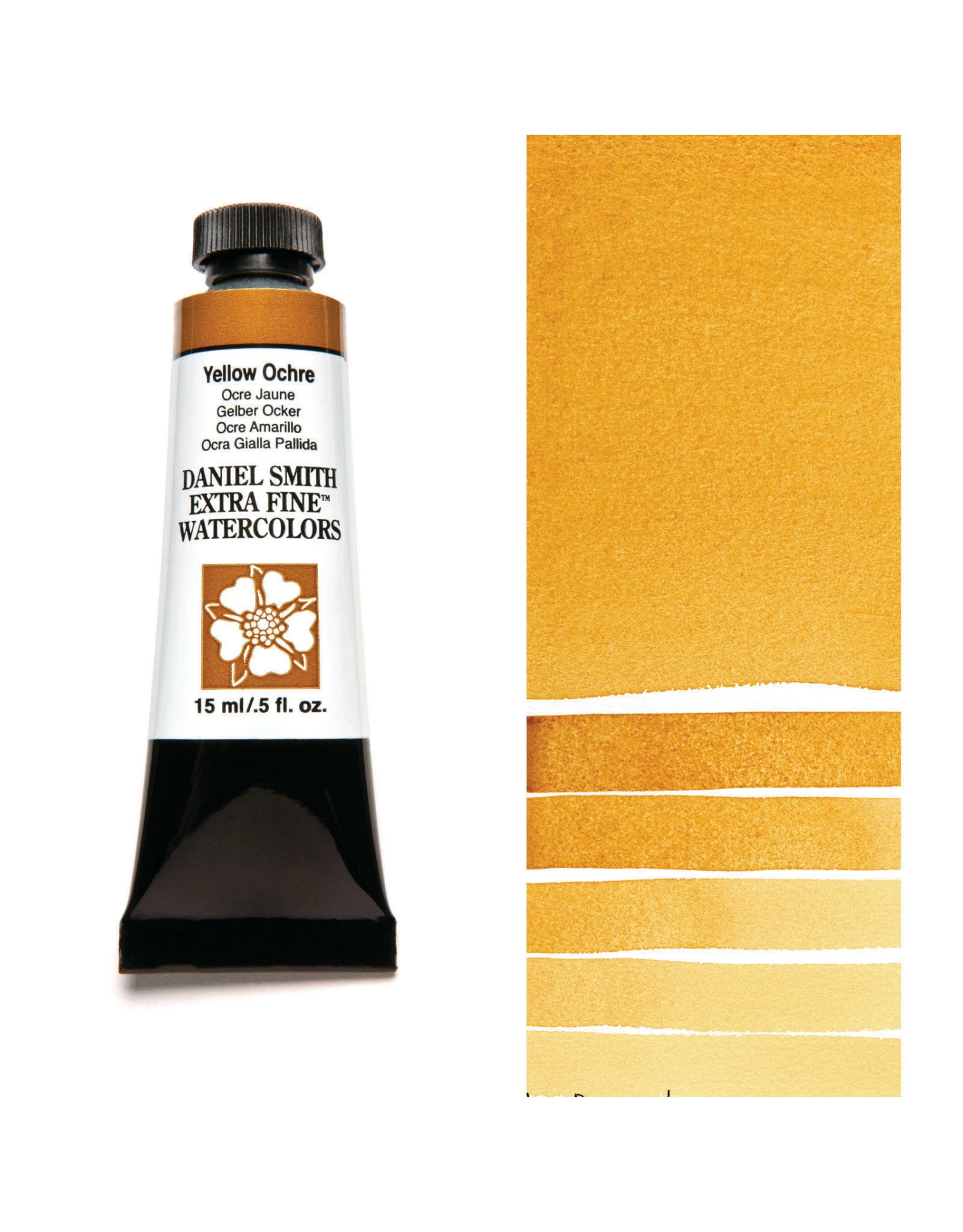 Daniel Smith Extra Fine Watercolors, Yellow Ochre 15ml 3 Daniel Smith Extra Fine Watercolors, Yellow Ochre 15ml