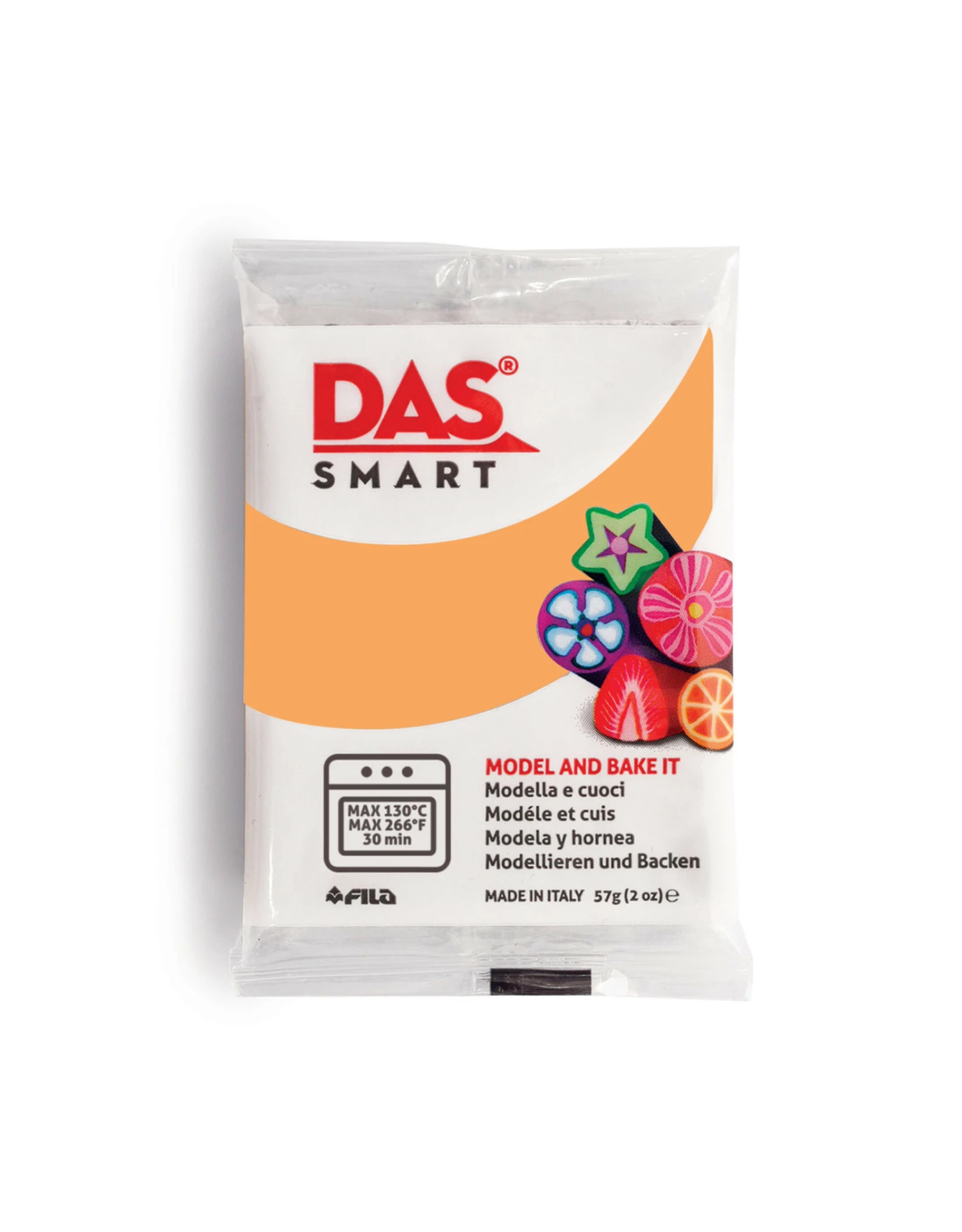 DAS Smart Clay, Peach 2oz 3 DAS Smart Clay, Peach 2oz