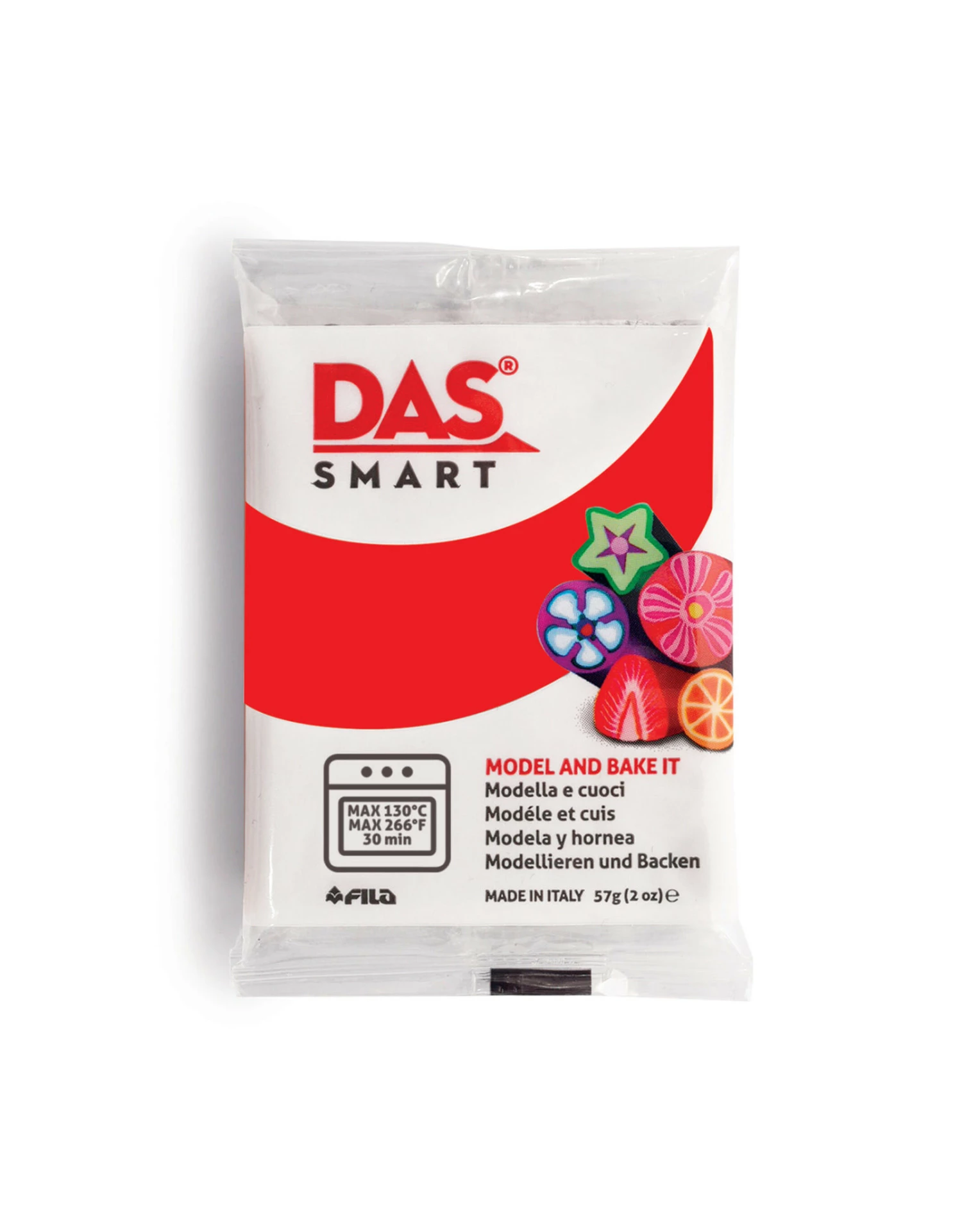 DAS Smart Clay, Scarlet Red 2oz 3 DAS Smart Clay, Scarlet Red 2oz