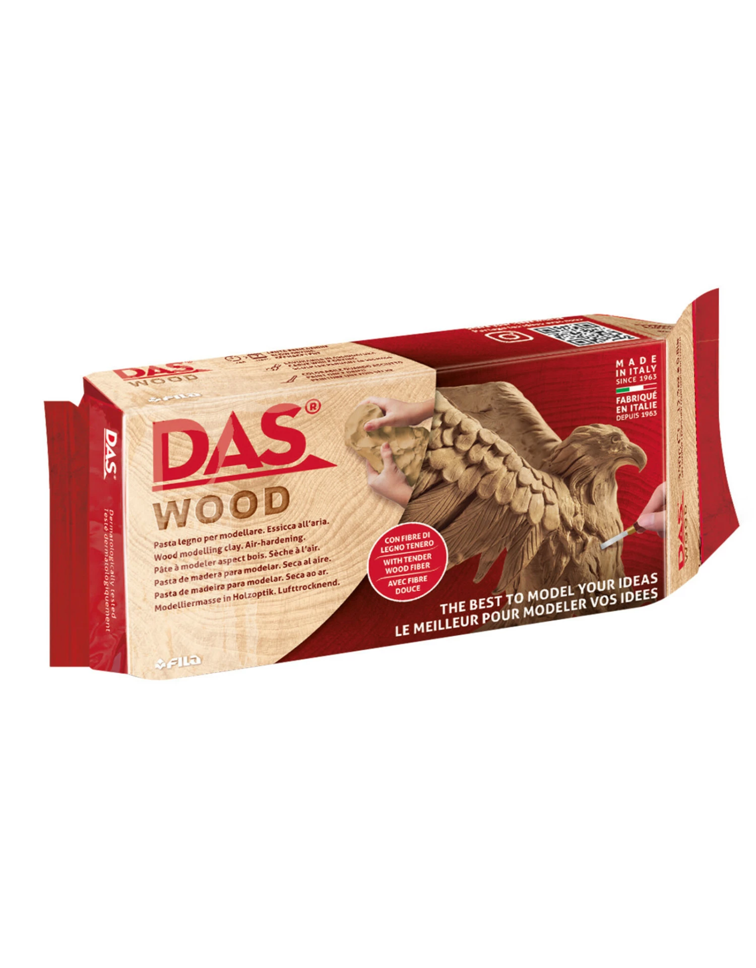 DAS Wood Air Hardening Modelling Clay, 0.75lb 3 DAS Wood Air Hardening Modelling Clay, 0.75lb