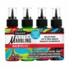 DecoArt Water Marbling Value Pack, Modern Brights Set Of 4 -THE ART STORE CNY decoart decoart water marbling value pack modern b