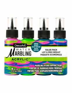 DecoArt Water Marbling Value Pack: Tropical Delights