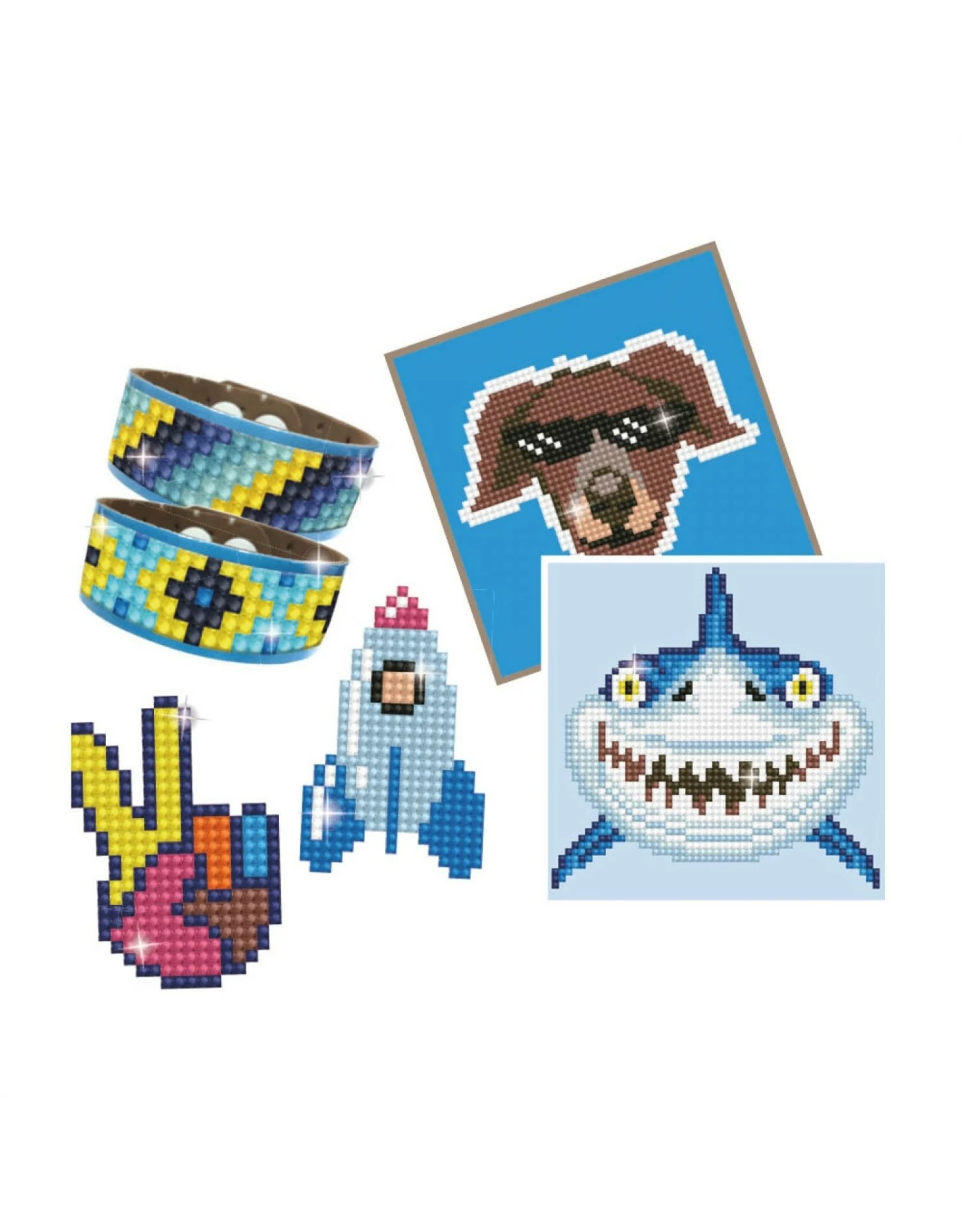 Diamond Dotz DOTZIES - Blue Variety Kit 3 Diamond Dotz DOTZIES - Blue Variety Kit