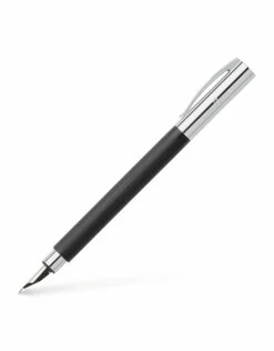 Faber-Castell Ambition Fountain Pen, Black Resin (M)