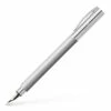 Faber-Castell Ambition Fountain Pen, Stainless Steel (M) 1 Faber-Castell Ambition Fountain Pen, Stainless Steel (M) -THE ART STORE CNY faber castell ambition fountain pen stainless stee
