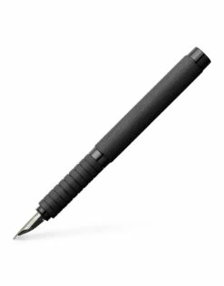 Faber-Castell Essentio Fountain Pen, Black Aluminum (M)