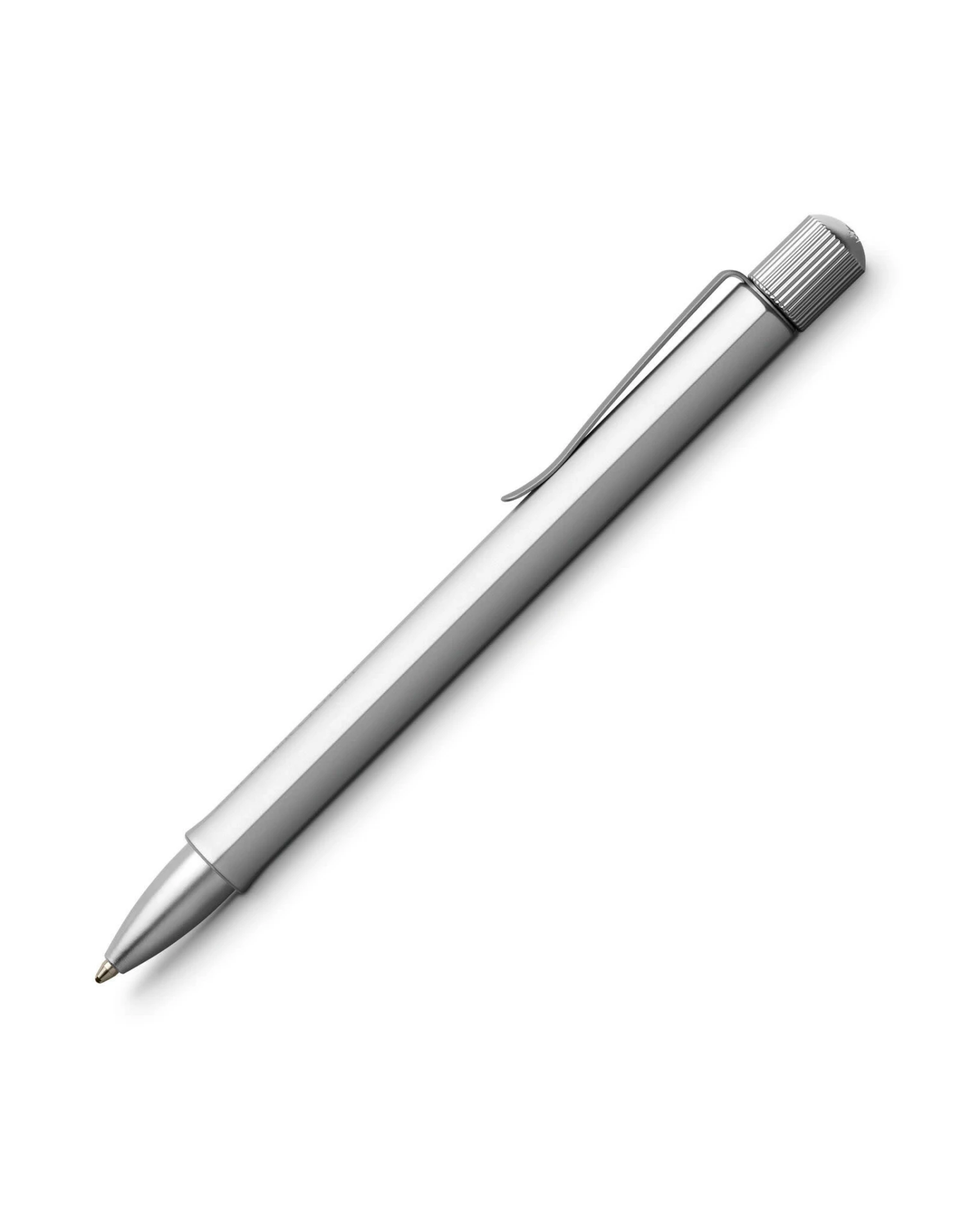 Faber-Castell Hexo Ballpoint Pen, Silver (B) 2 Faber-Castell Hexo Ballpoint Pen, Silver (B)