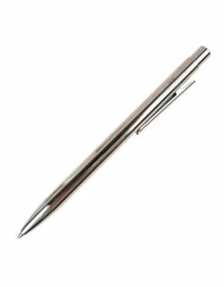 Faber-Castell NEO Slim Ballpoint Pen, Polished Stainless Steel (M)