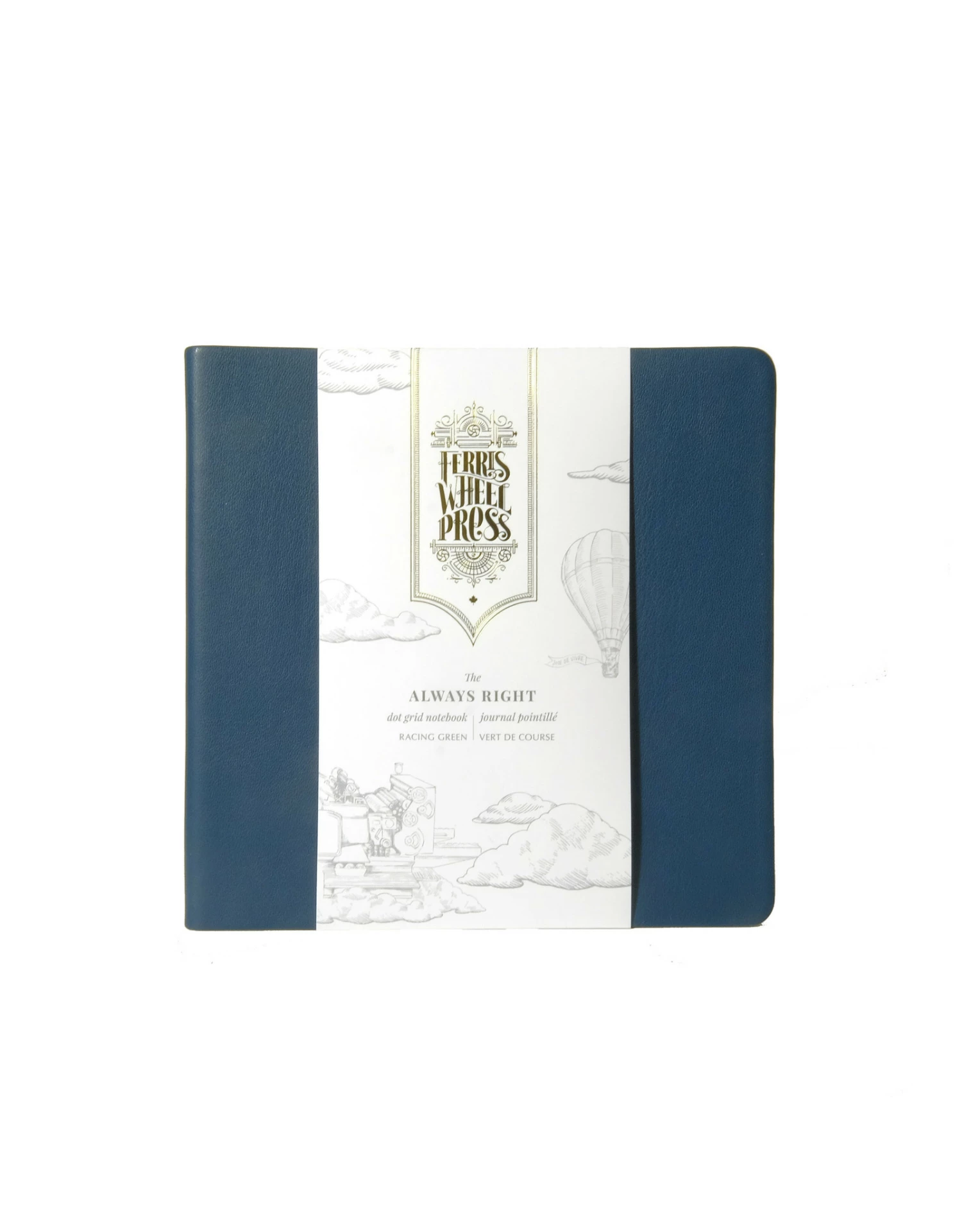 Always Right Fether Notebook Racing Green 7" X 7" 3 Always Right Fether Notebook Racing Green 7" X 7"