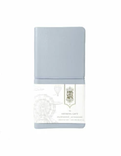 Nothing Left Fether Notebook Forget Me Not Blue 8.5" X 4"