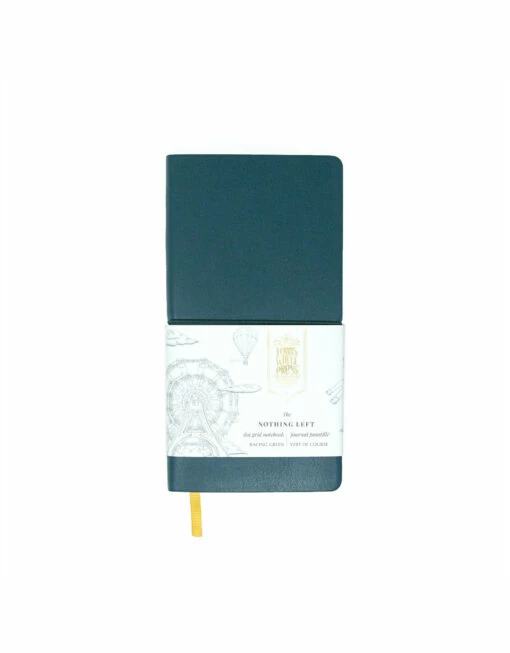 Nothing Left Fether Notebook Racing Green 8.5" X 4" 8 Nothing Left Fether Notebook Racing Green 8.5" X 4" -THE ART STORE CNY ferris wheel press nothing left fether notebook ra