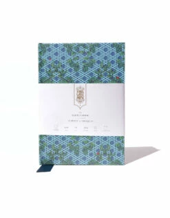 The Sketchbook A5 Enveloped In Rattan - Teal 5.8" X 8.3"