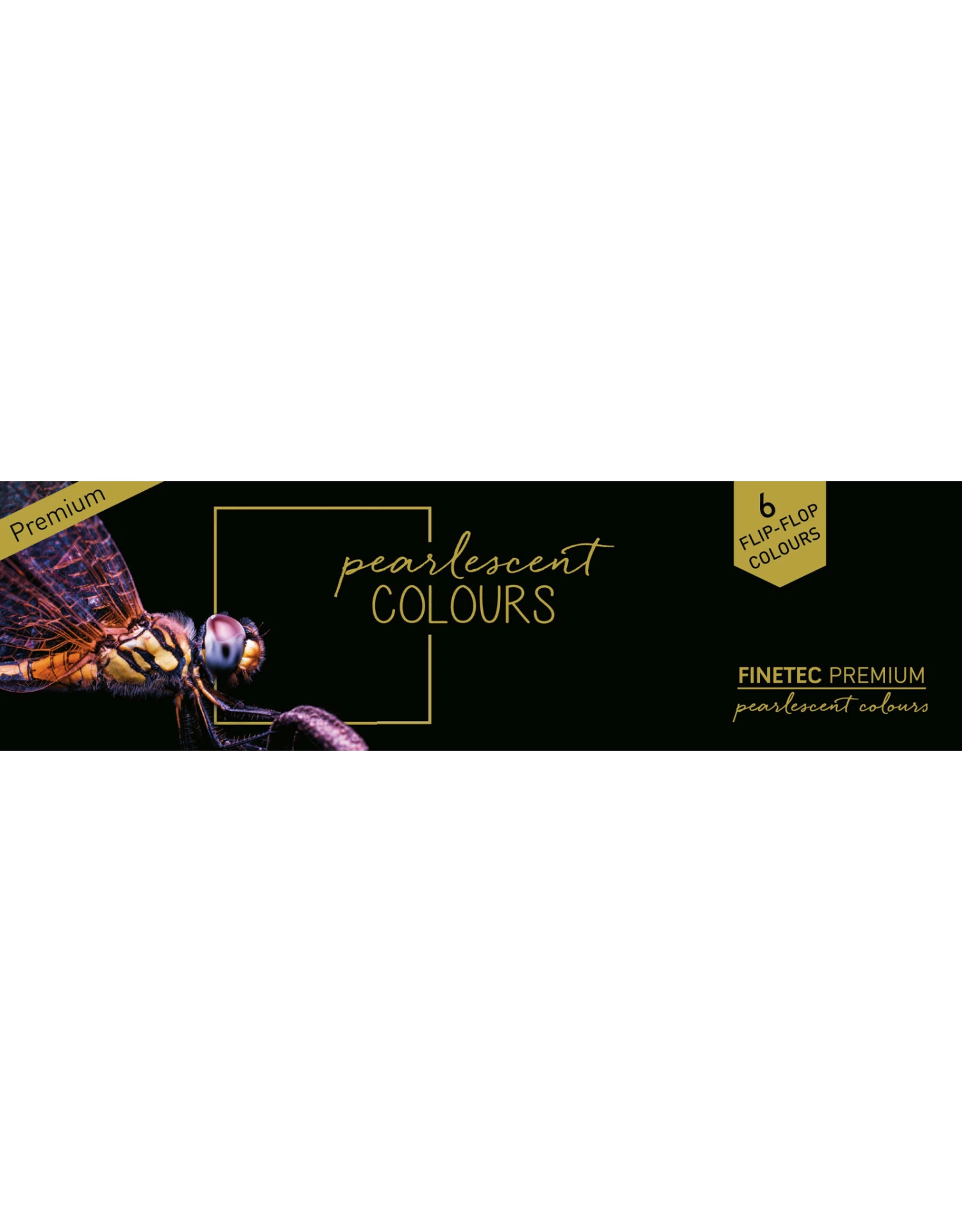 Finetec Premium Pearlescent Artist Watercolor Flip-Flop Set Of 6 3 Finetec Premium Pearlescent Artist Watercolor Flip-Flop Set Of 6