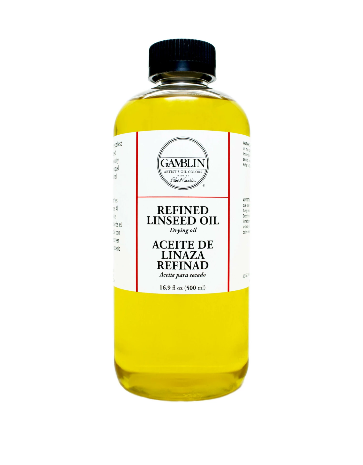 Gamblin Refined Linseed Oil, 16oz 3 Gamblin Refined Linseed Oil, 16oz
