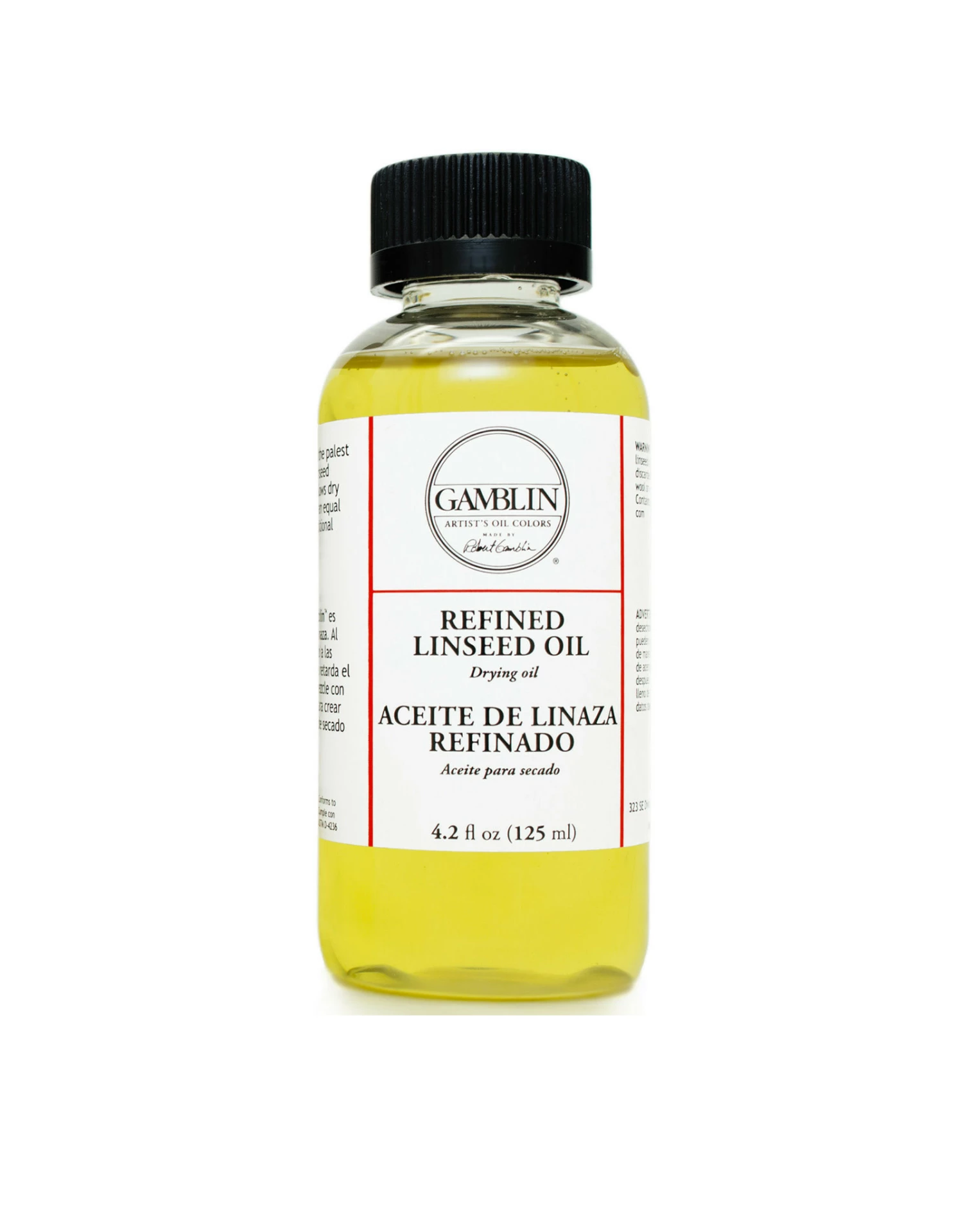 Gamblin Refined Linseed Oil, 4oz 3 Gamblin Refined Linseed Oil, 4oz