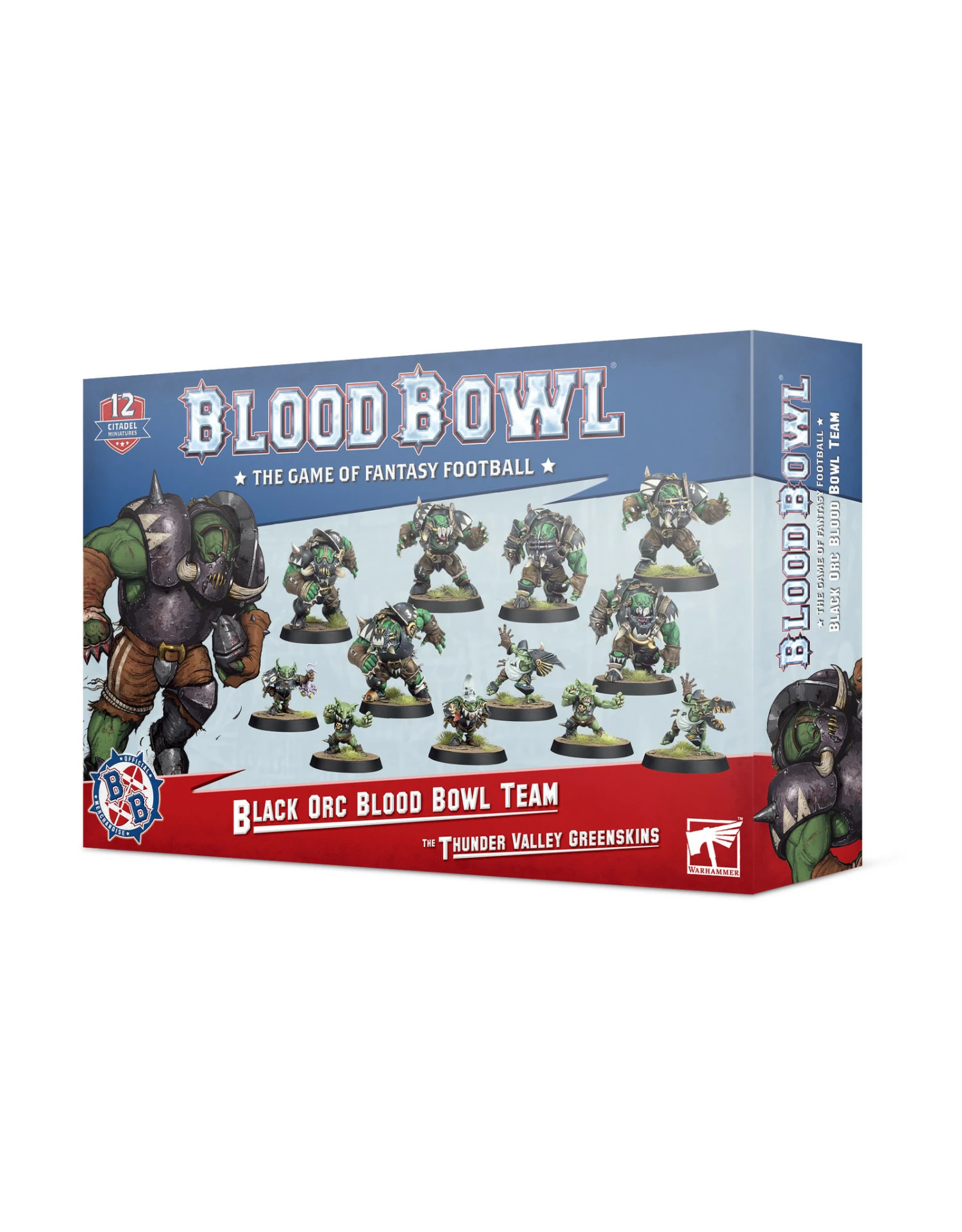 Games Workshop Black Orc Blood Bowl Team 3 Games Workshop Black Orc Blood Bowl Team