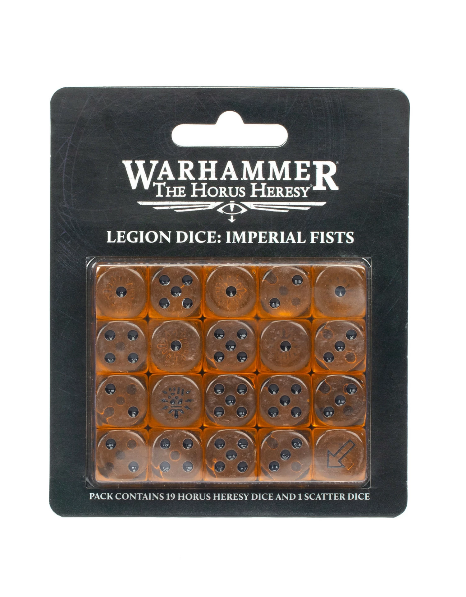 Games Workshop Horus Heresy Legion Dice Imperial Fists (Discontinued) 3 Games Workshop Horus Heresy Legion Dice Imperial Fists (Discontinued)