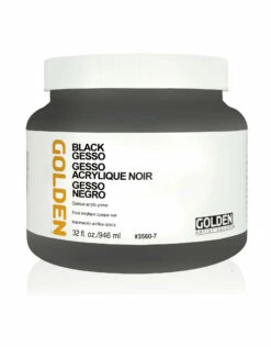 Golden Black Gesso, 32oz